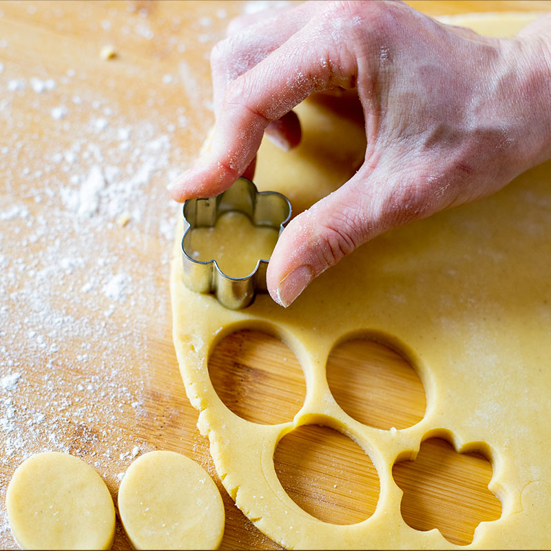 formine pasta frolla